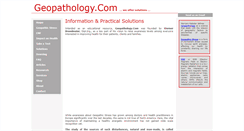Desktop Screenshot of geopathology.com
